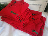 Menβs Polo Shirt with Logo Natural Colours